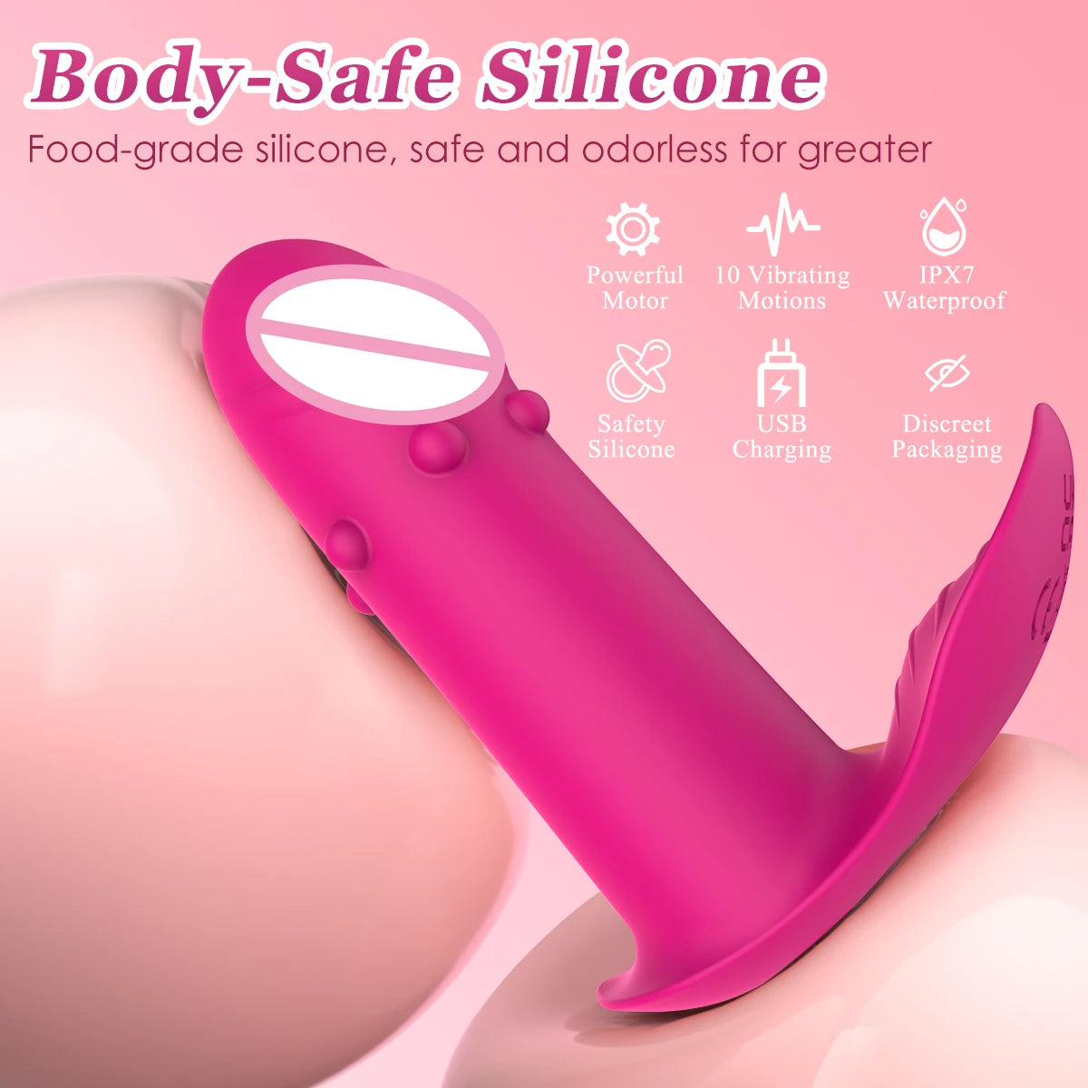 Wearable Dildo Vibrators APP Bluetooth Control Clitoral G Spot Stimulator 10 Modes Vagina Orgasm Masturbator Sex Toys for Women