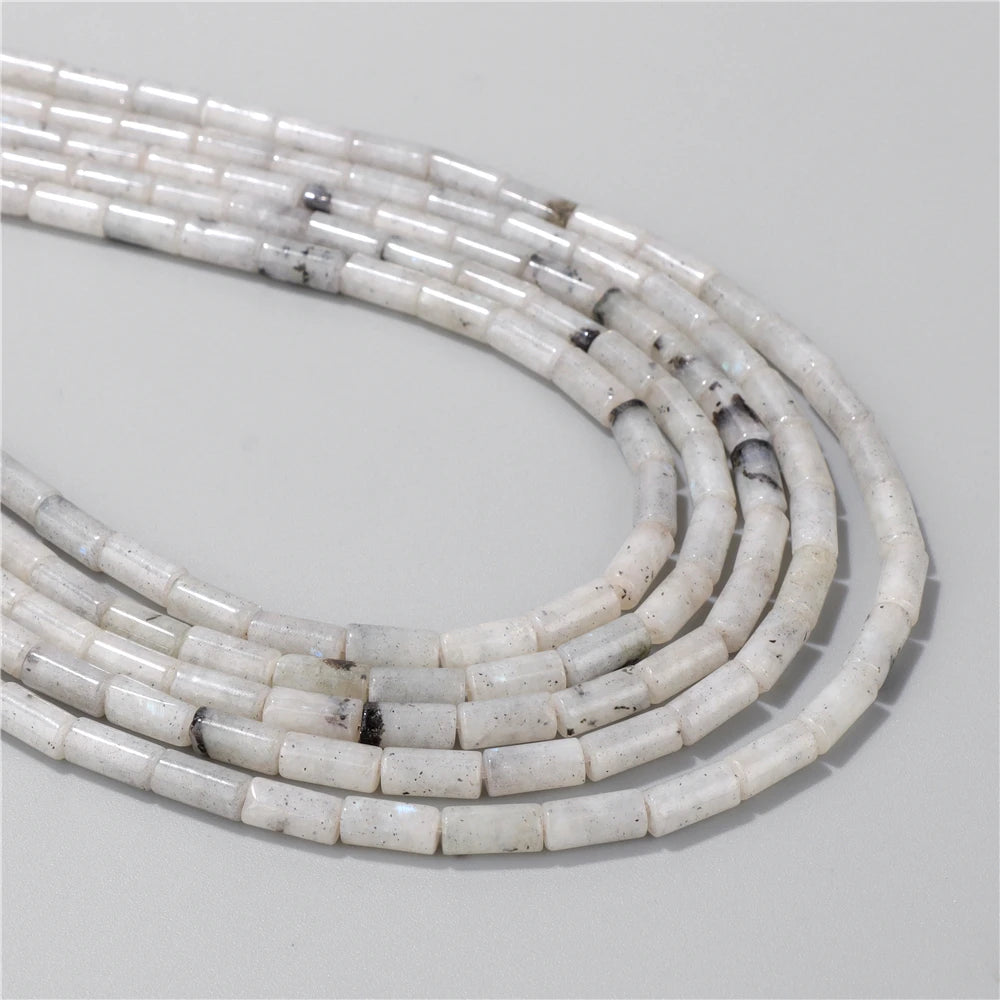 5x9mm Natural Cylinder Column Stone Bead Agat Aventurine Amethyst Jasper Quartz Loose Spacer Beads DIY Necklace Earring Bracelet