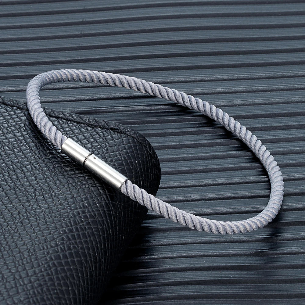 MKENDN Minimalist Grade A Rope Bracelet Men Femme Lucky Red Thread Braclet Attract  Magentic Couple Wealth Prosperity Gifts