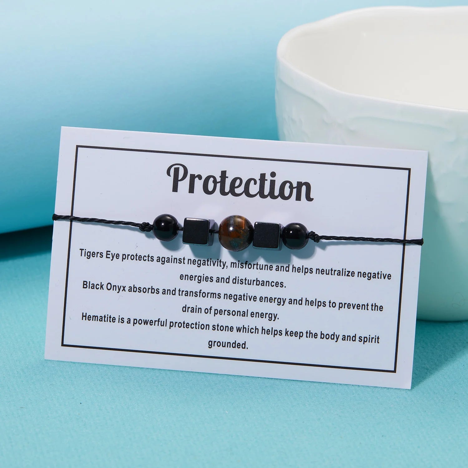 Natural Stone Tiger Eye Beaded Bracelet For Women Men Handmade Crystal Beads Adjustable Bracelets Anxiety Relief Charm Jewelry