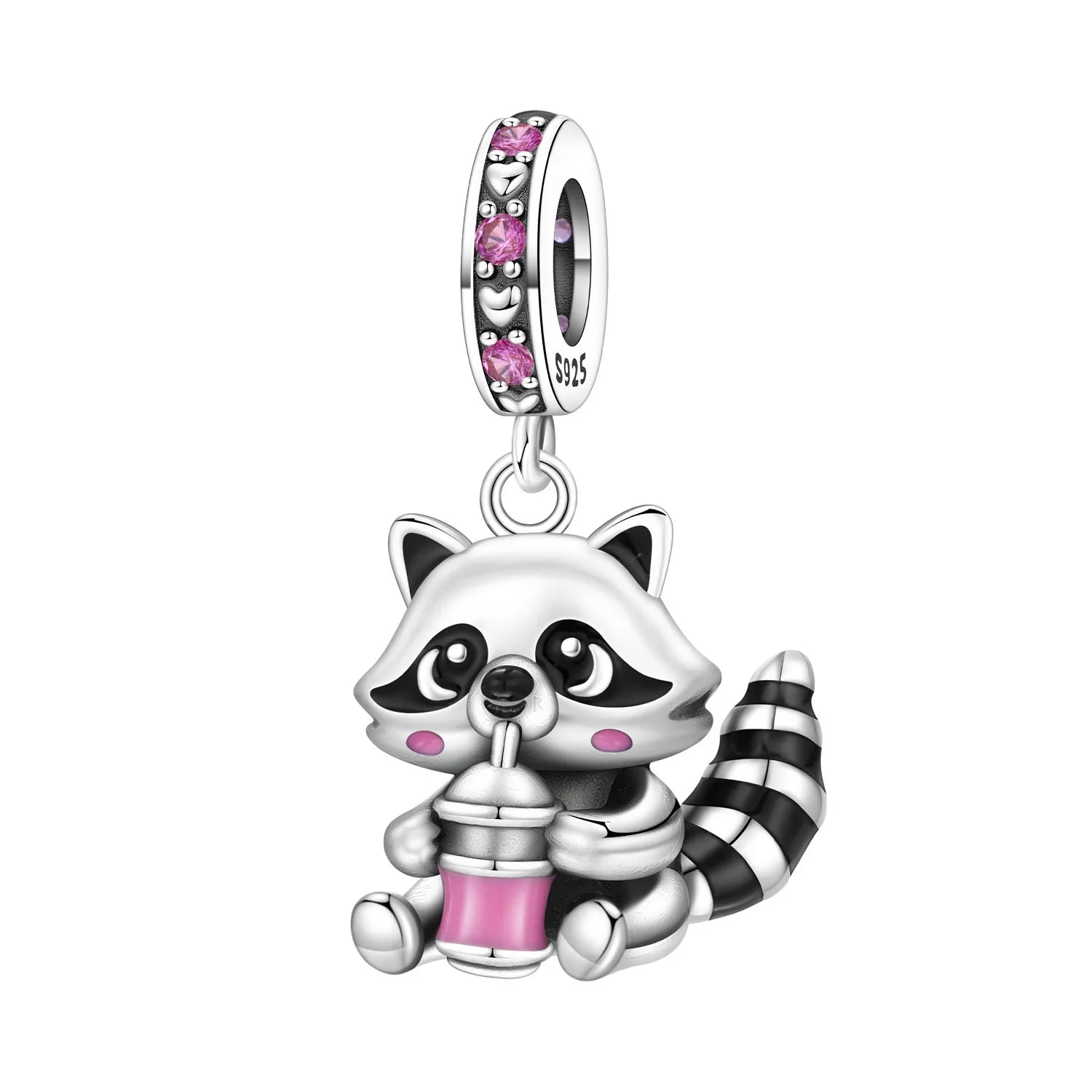 PANPOKI 925 Sterling Silver Sausage Dog Animal Beads Original Pendants Bracelet Charm Jewelry Party DIY Trendy Gifts