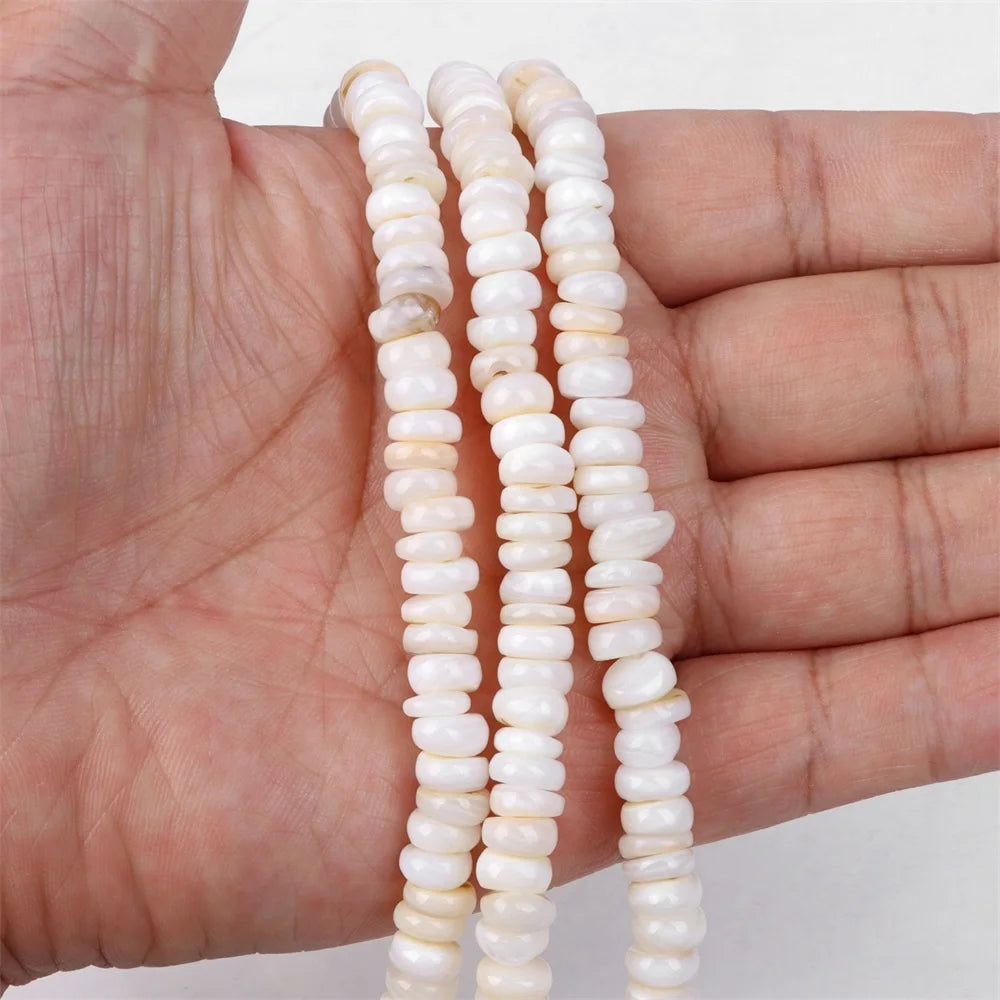 100% Natural Shell Beads White Mother Of Pearl Heart Oval Star Butterfly Irregular Shape Charms Bead For Jewelry Making DIY 15"