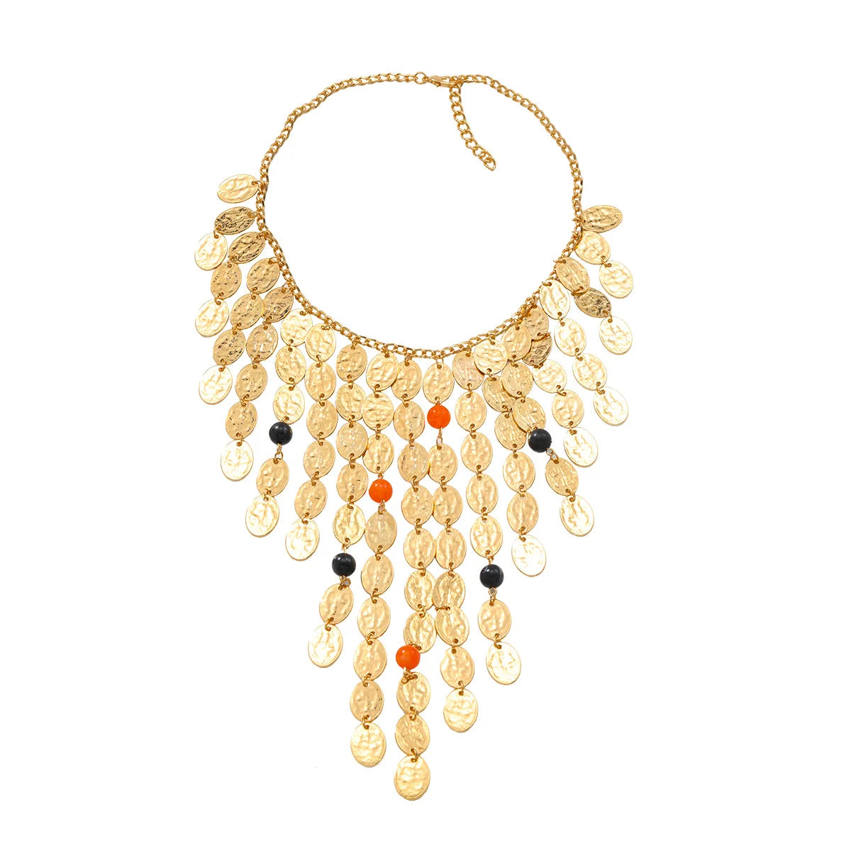 ZAA Multi-layer Woven Long Summer Beach Vacation Style Necklace