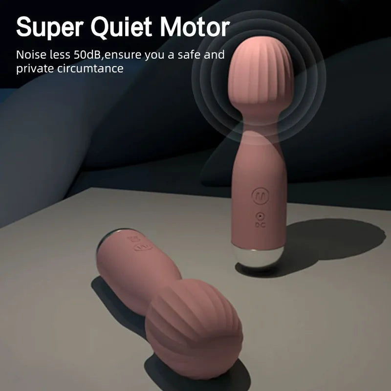 10 Vibrator Modes Strong Vibration Mini Magic Stick USB Charging Massager Clitoris G-Spot Vibrators Sex Toy For Women Adults 18