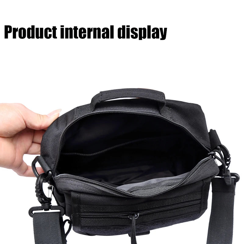 Molle Tactical Messenger Bag Camouflage Crossbody Bag Nylon Single Shoulder Chest Pack Militarie Hunting Bag