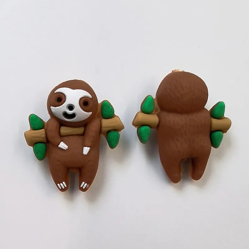 10pcs 3D Chick Silicone Beads Animal Focal beads For Jewelry Making DIY Pacifier Chain Bracelet Necklace Jewelry Accessories