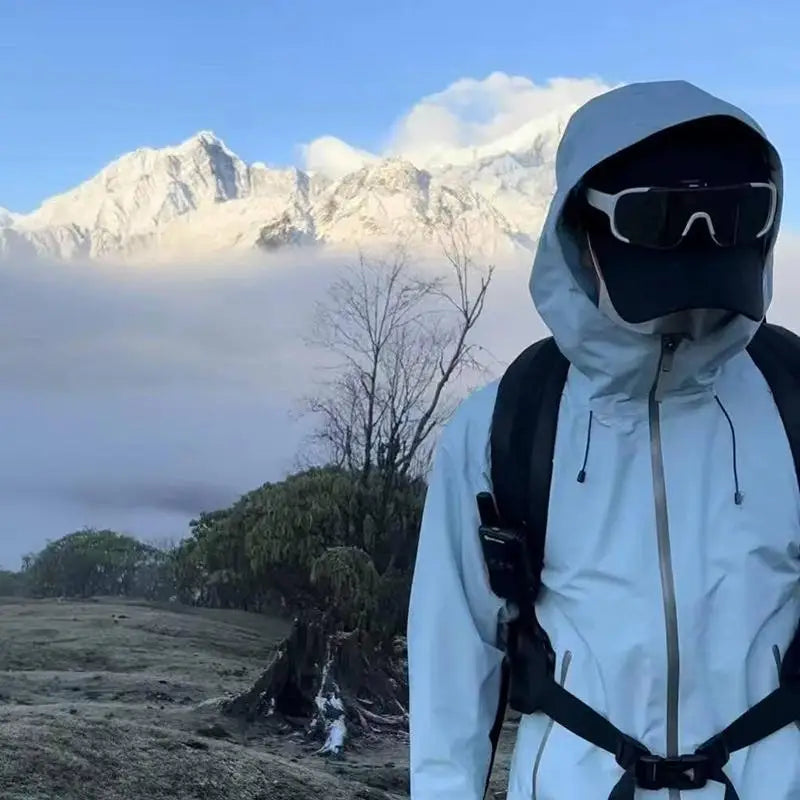 ARC BETA Embroidery Logo Rain Jacket Sports Ski Camping Outdoor Mountain Climbing Windproof Waterproof Three Layer Unisex Coat