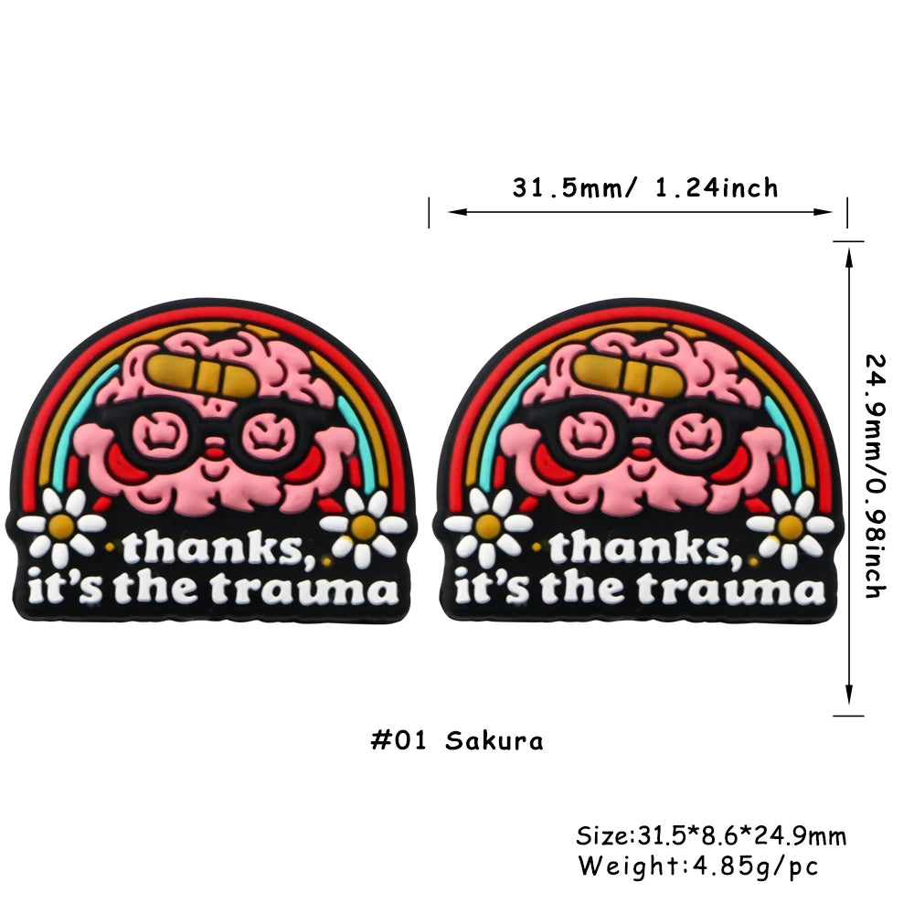 Lot de 5 ou 10 perles en silicone stéréoscopiques en forme de pingouin et de singe pour la fabrication de porte-clés et de bracelets faits à la main