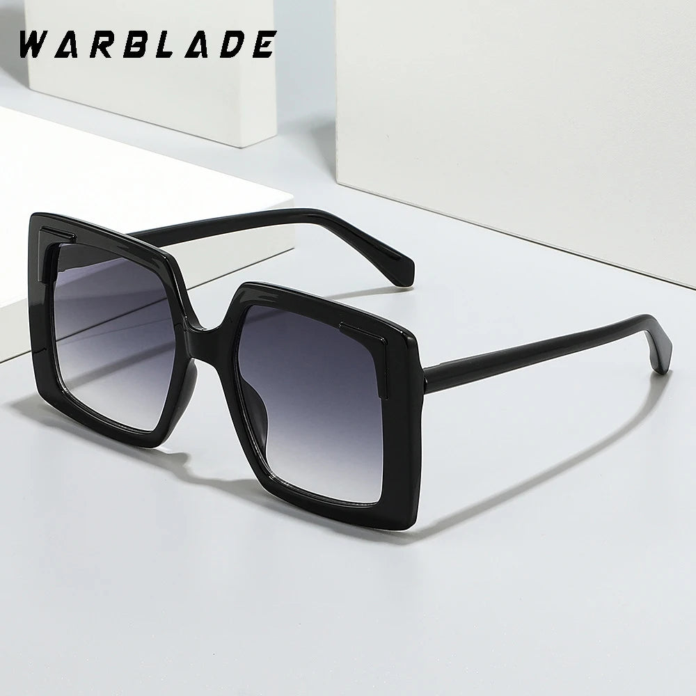 Oversized Square Sunglasses Women Big Frame 2025 Luxury Brand Fashion Sun Glasses For Ladies Retro Trendy Cateye Eyewear UV400