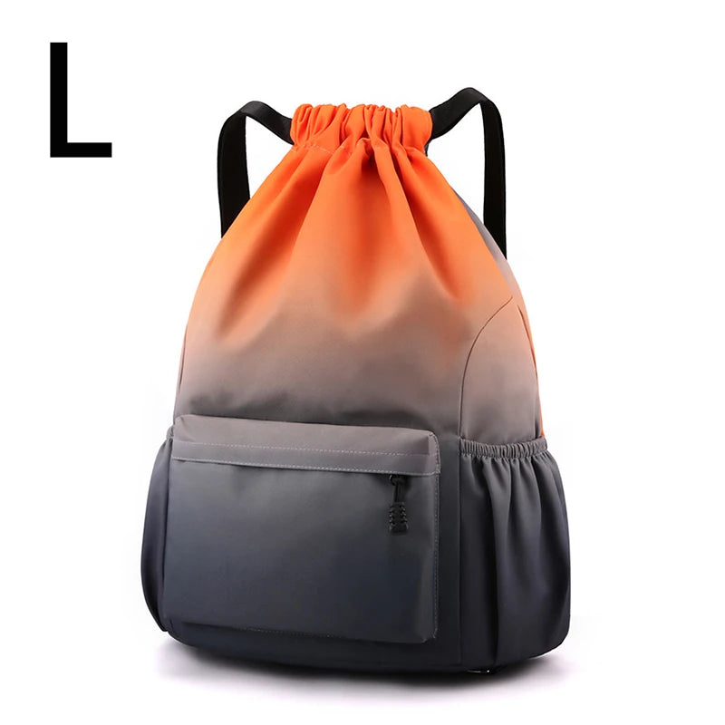 Bundle Pocket Backpack Waterproof Nylon Portable Sports Backpack Outdoor Camping Leisure Swimming Fitness Bag Student Schoolbag