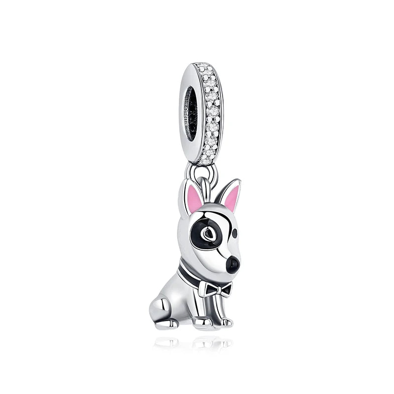 Original 925 Sterling Silver Charms Love Pets Dog Cat Paw Print Pendant Beads Fit Brand Bracelets Necklaces Women DIY Jewelry - Madeinsea©
