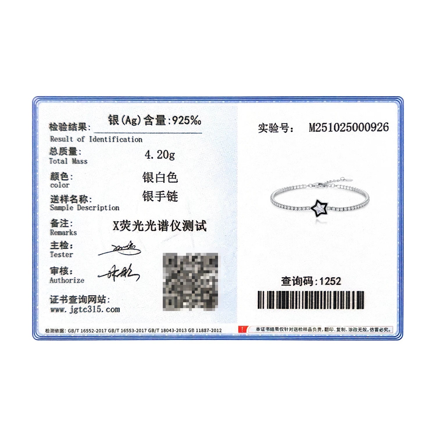 MODIAN 925 Sterling Silver Shinning Stars Zirconia Black Enamel Tennis Bracelets For Women Vacation Fine Jewelry