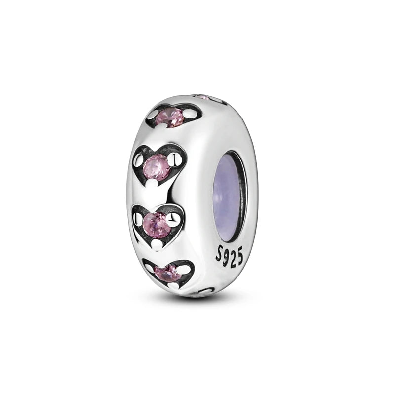 New 925 Sterling Silver Charm Love Heart Warm Family Series Beads Fit Original Charms Bracelets Pendant DIY Jewelry Gift - Madeinsea©