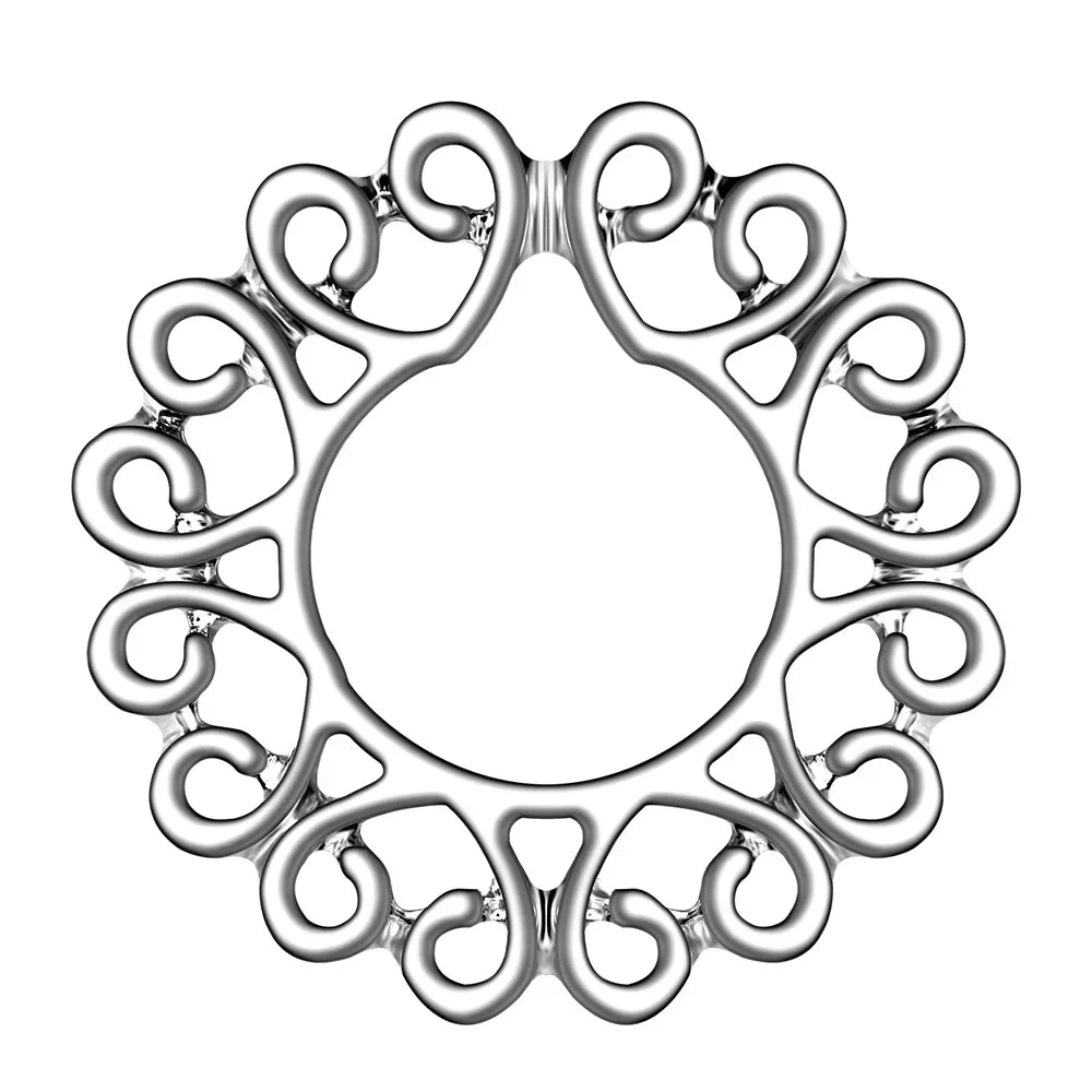 2PC Stainless Steel Fake Nipple Piercing Set Heart Sexy Crystal Nipple Ring Lot Piercing Body Jewelry Pack