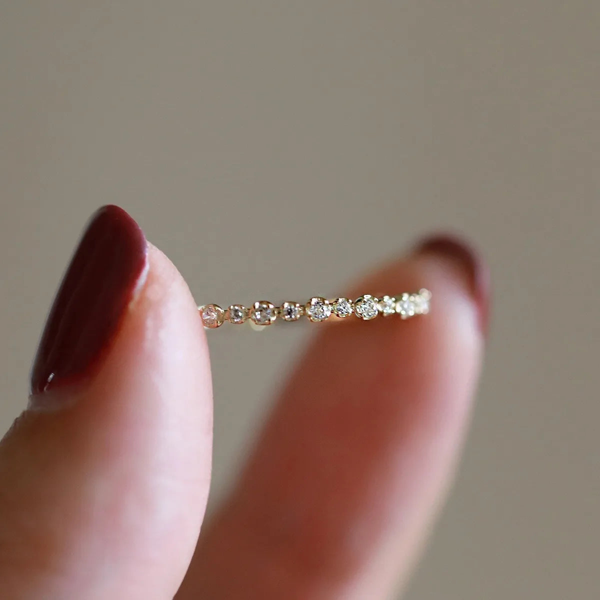 Bague géométrique en argent sterling 925 plaqué or 14 carats avec zircon scintillant pour femme, accessoire de bijoux exquis pour fête et mariage