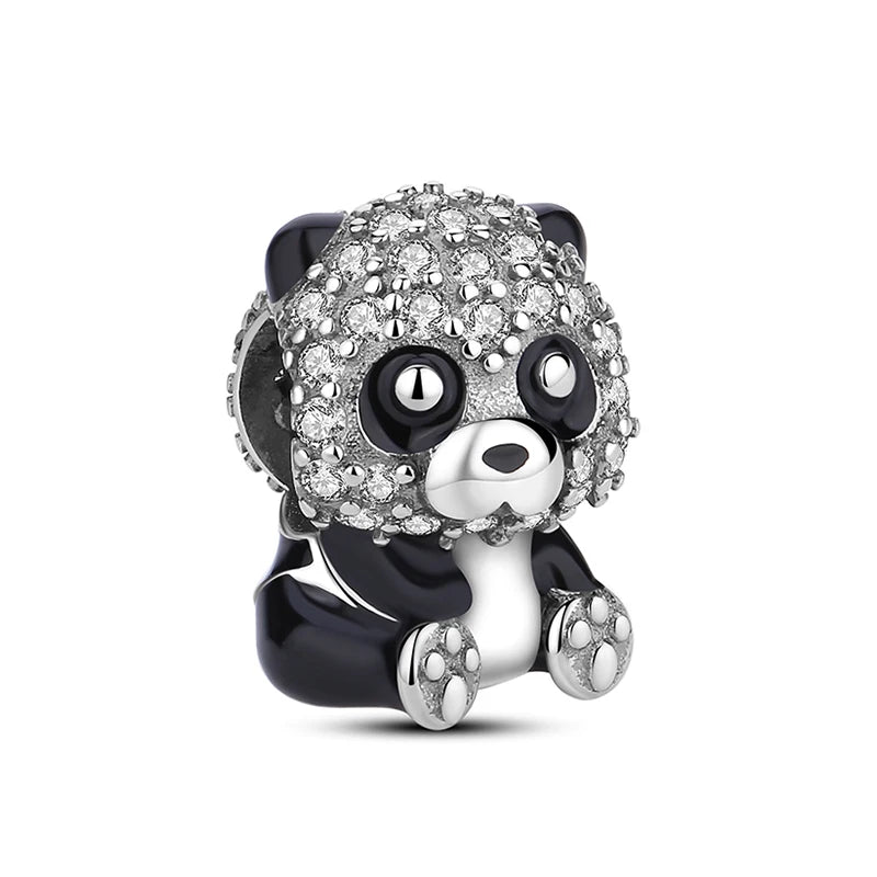 925 Sterling Silver Charms Beads Original Japanese Doll Fortune Cat Charm Fit Brand Bracelets Bangles DIY Jewelry For Women