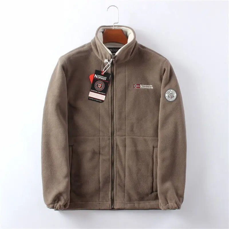 Men's double sided fleece pullover 2025