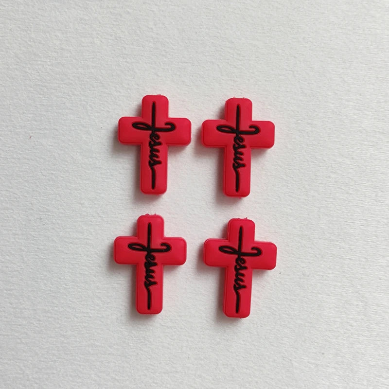 20 stücke Ostern Silikon Perlen Cartoon BPA FREI Food Grade Silikon DIY Schnuller Kette Perlen Baby Zahnen Spielzeug Schmuck Zubehör