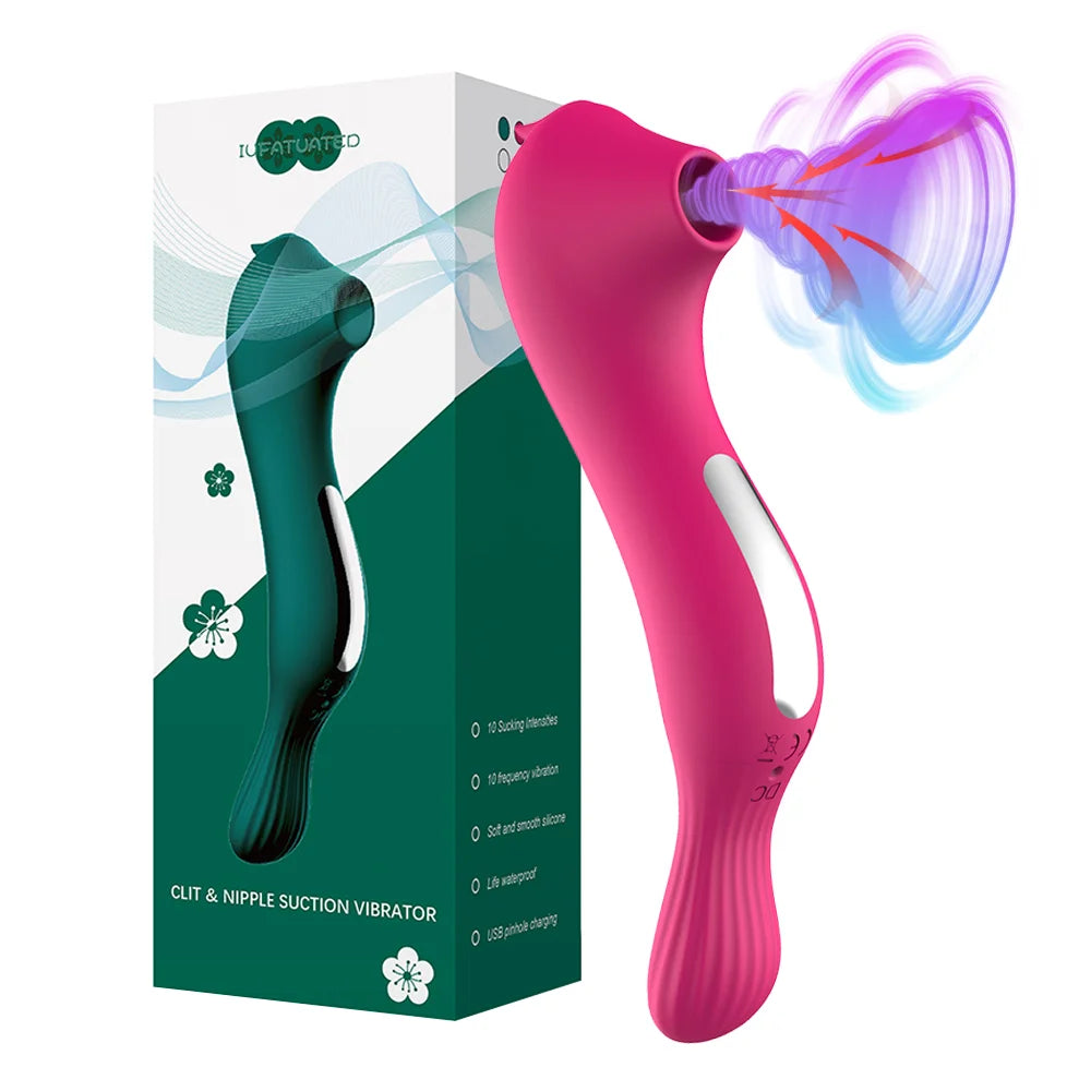20 Powerful Vibration Modes Sucking Vibrator Female Vagina Massager G-Spot Clitoris stimulator Vacuum Suction Sex Toys for Women