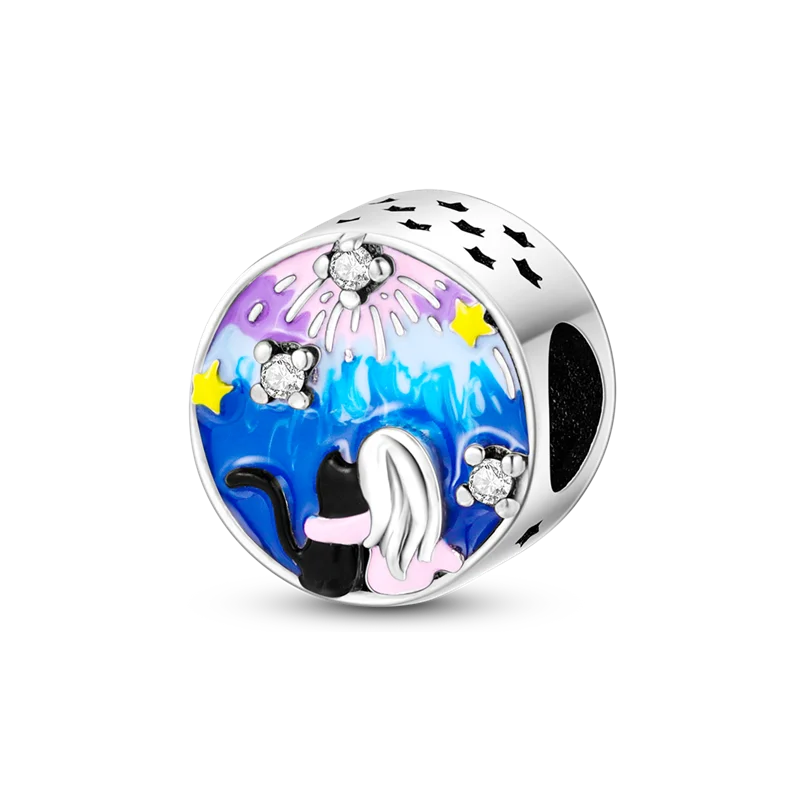 925 Sterling Silver Boy Girl Couple Lovers Beads Marriage Charms Dangle Fit Original  Bracelet Charms Jewelry Women DIY