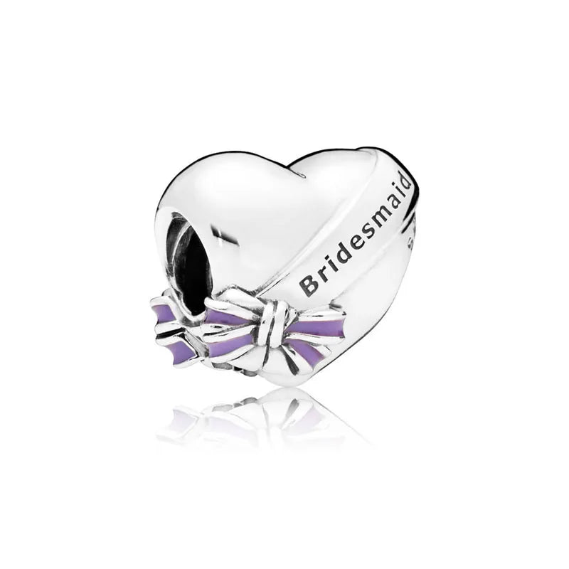 2025 Europe NEW 925 Sterling Silver Family Charm Dangle Pendant Bead Fit Women Original Bracelet Jewelry For Gift Mom Brother