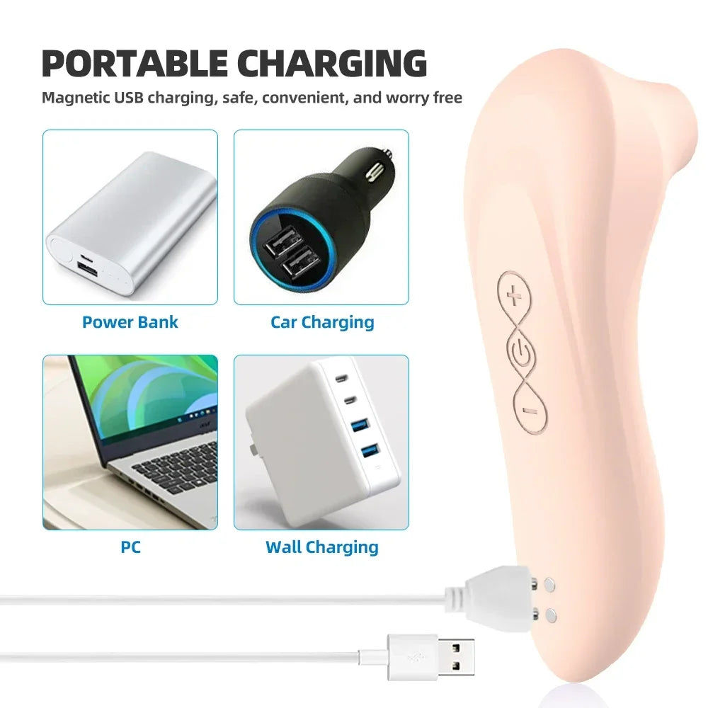 Clitoral Sucker Vibrator G Spot Sucking Clitoris Nipple Stimulator Massager Female Masturbator Sex Toys For Women Couple Sextoy