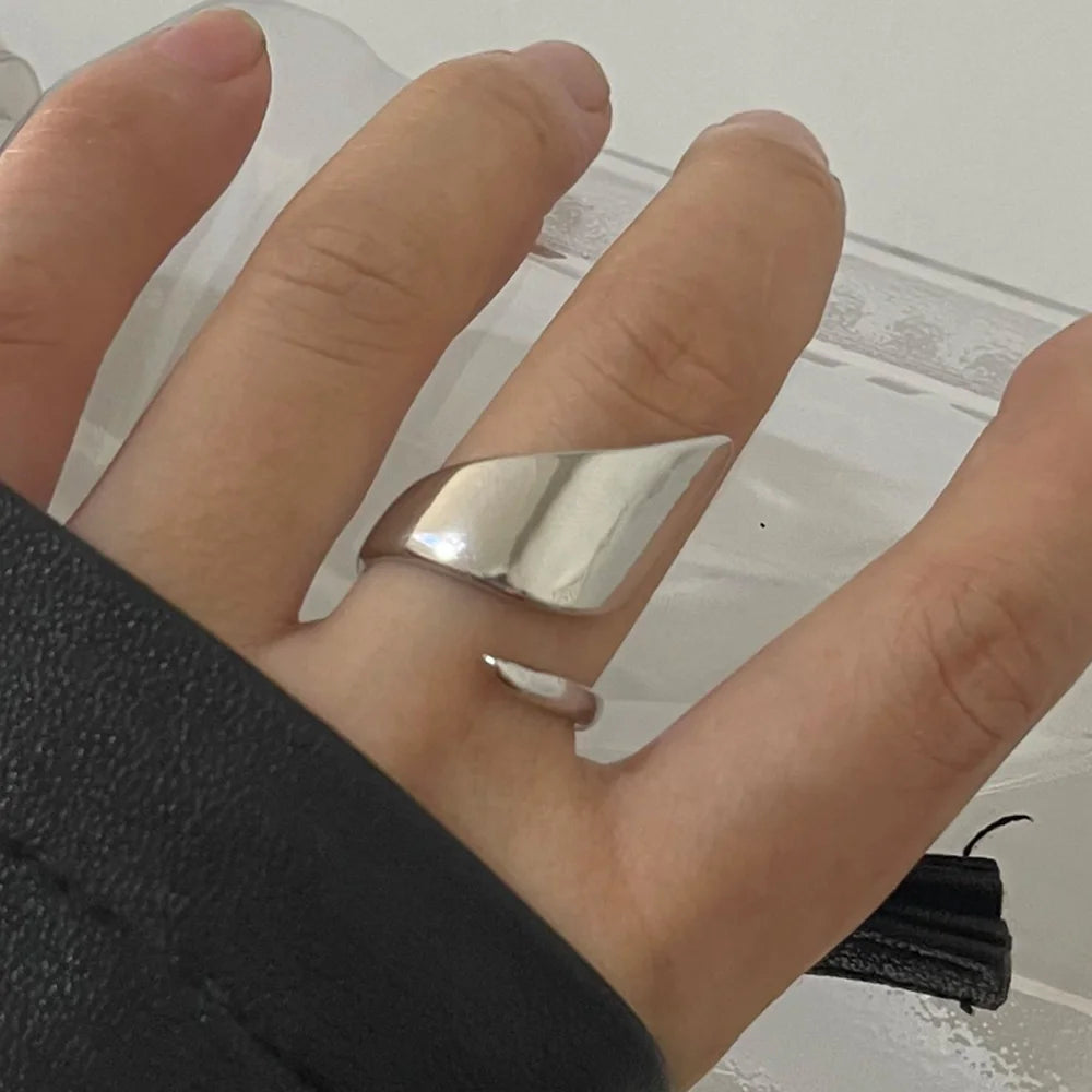 Bagues en argent sterling 925 avec cœur ouvert pour femme, bijoux de luxe, accessoires, cadeau d'anniversaire, mariage, fiançailles