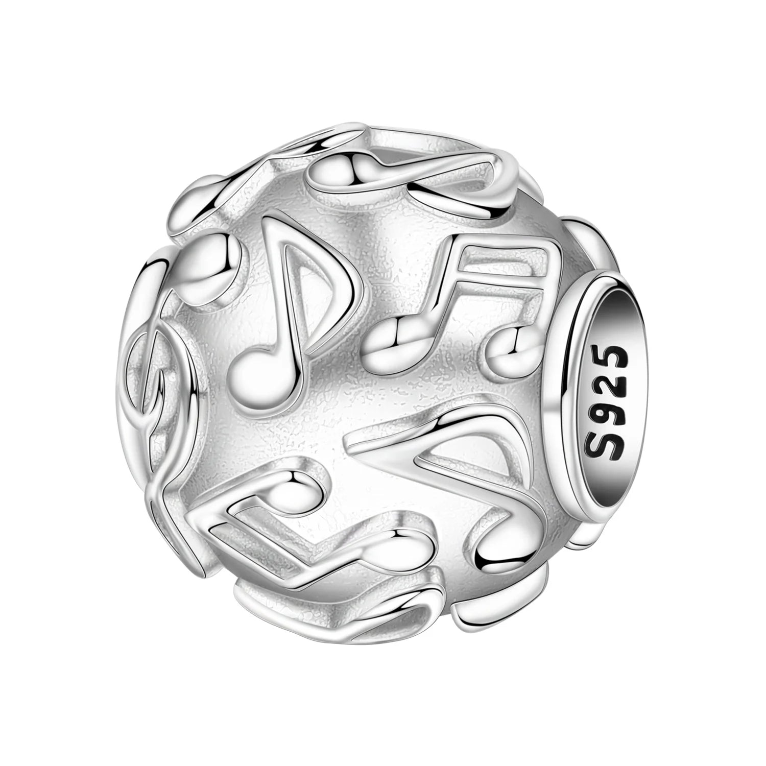 PANPOKI 925 Sterling Silver Elegant Purple Zircon Beads Original Pendants Bracelet Charm Jewelry Party DIY Trendy Gifts