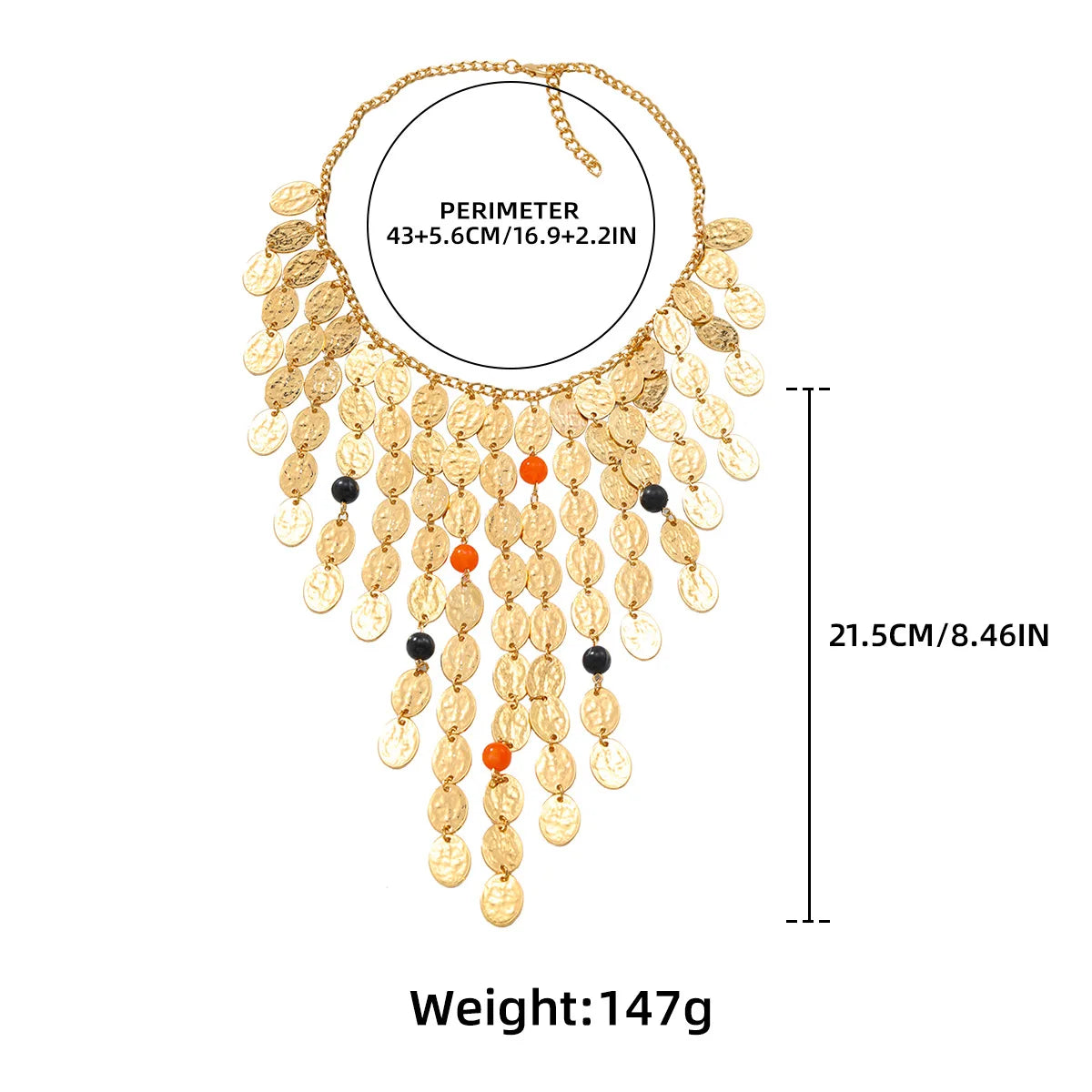 ZAA Multi-layer Woven Long Summer Beach Vacation Style Necklace