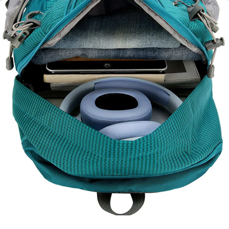 Waterproof Camping Backpack Outdoor Travel Hiking Trekking Climbing Cycling Shoulder Bag Large Capacity Women Men Sport Rucksack