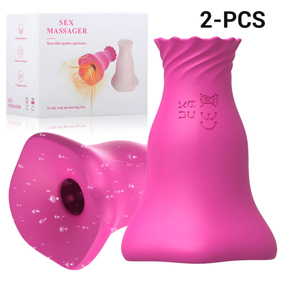 10 Modes Strong Stimulation Nipple Clip Vibrator Sucker Clip Female Breast Stimulator Female Sex Toys Adult Massage G Spot Toys
