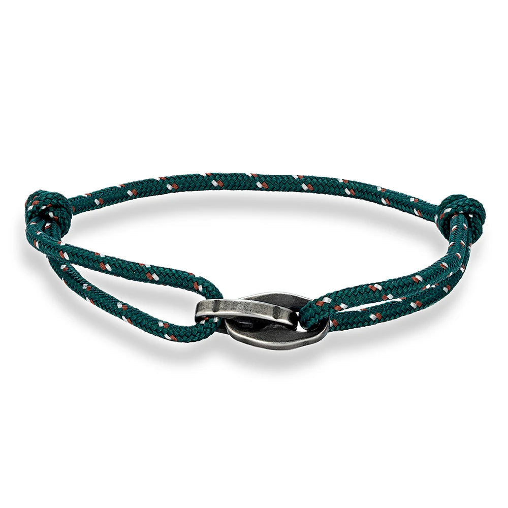 MKENDN Punk Style Surfer Bracelet Men Women Handmade Boho Summer Festival Jewelry Waterproof Cotton Chain Link Bracelet Gift