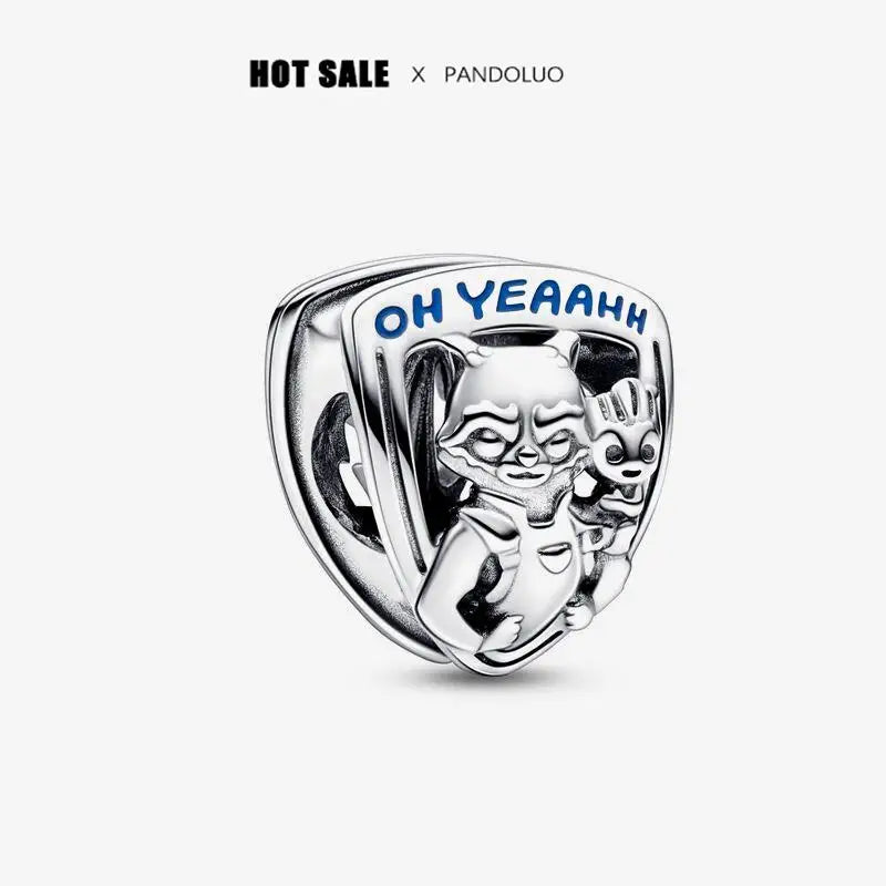 2025 new in Spider Man charm beads Hulk Iron Man 925 sterling silver charm Marvel bracelet charm DIY women's jewelry gift