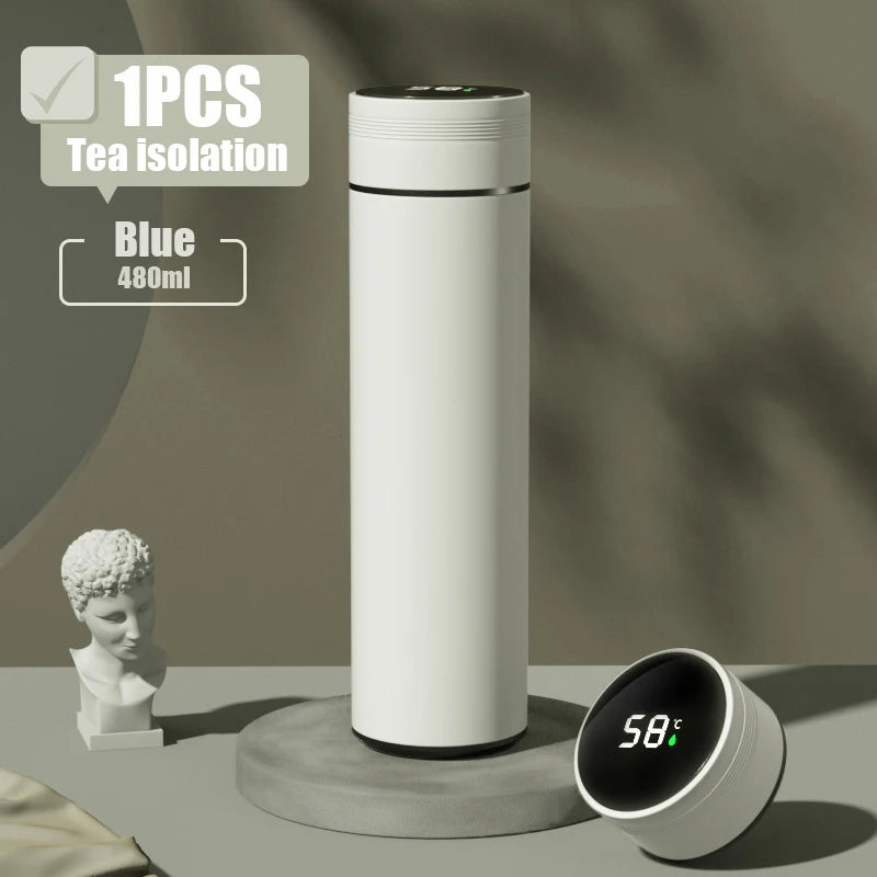 Outdoor Smart Thermos Cup 304 Stainless Steel Smart Temperature Display Waterproof Double-wall Vacuum Thermos Cup - Madeinsea©