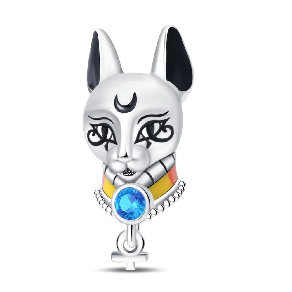 925 Sterling Silver Desert Pyramid Camel Elephant Charm Bead Fit Bracelet Original Charm for Women DIY Jewelry Making