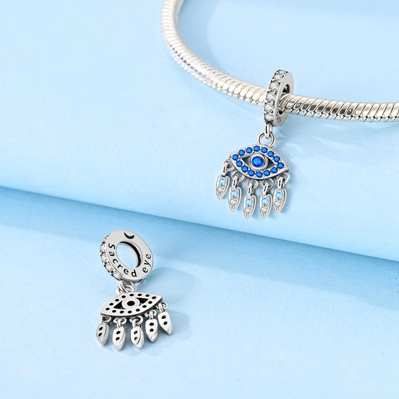 100% 925 Sterling Silver Sparkling Cat Moon Sun and Stars Charms Pendants Fit 3mm 925 Original Bracelets DIY Fine Jewelry