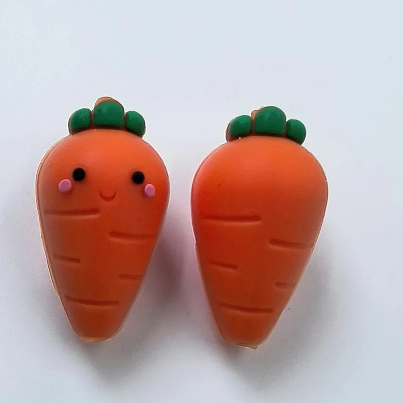 10pcs 3D Chick Silicone Beads Animal Focal beads For Jewelry Making DIY Pacifier Chain Bracelet Necklace Jewelry Accessories