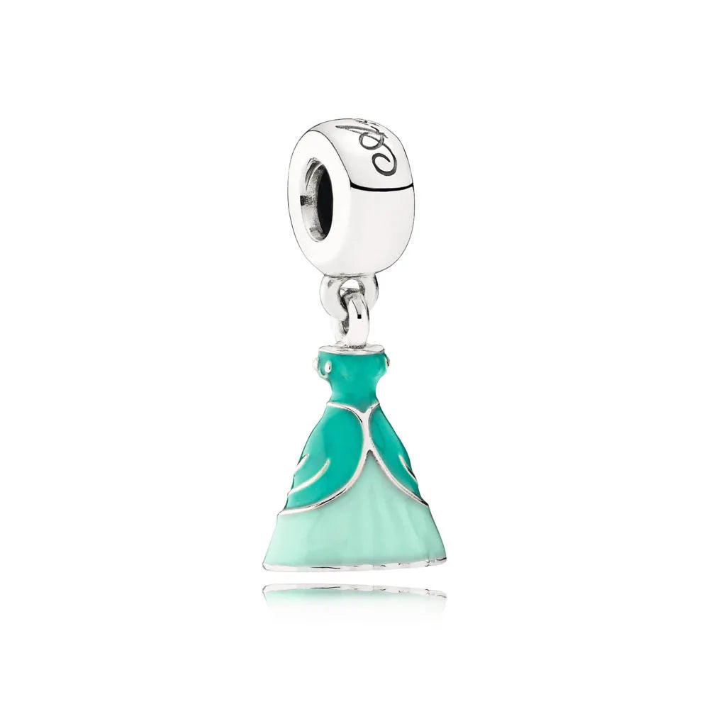 New Original 925 Silver Plated Accessories Fashion Charm Perfume High Heels Bead Fit Pendant Bracelet For Women DIY Jewelry Gift
