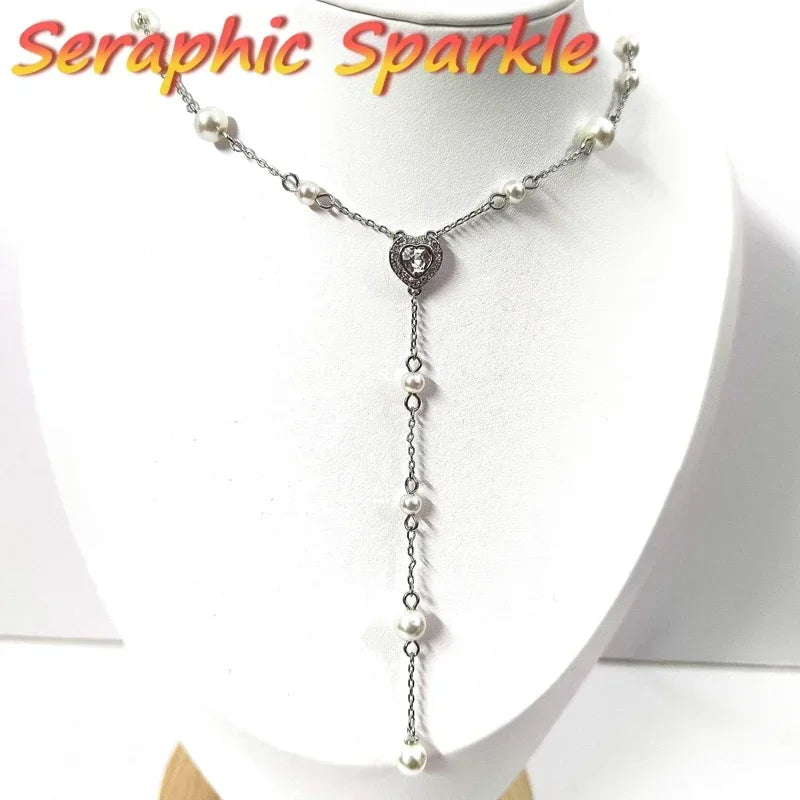 Good Brand Silver Color Ariana Grande Tennis Necklace Women Romantic Luxury Gift Jewelry Set Jewelry Sets 925 sterling silver - Madeinsea©