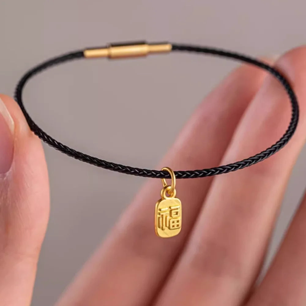 MKENDN Simple Style Men Women Jewelry 1.5mm Non-fading Steel Wire Thin Rope Bracelet Classic Cuff Charm Bracelet DIY Gifts - Madeinsea©