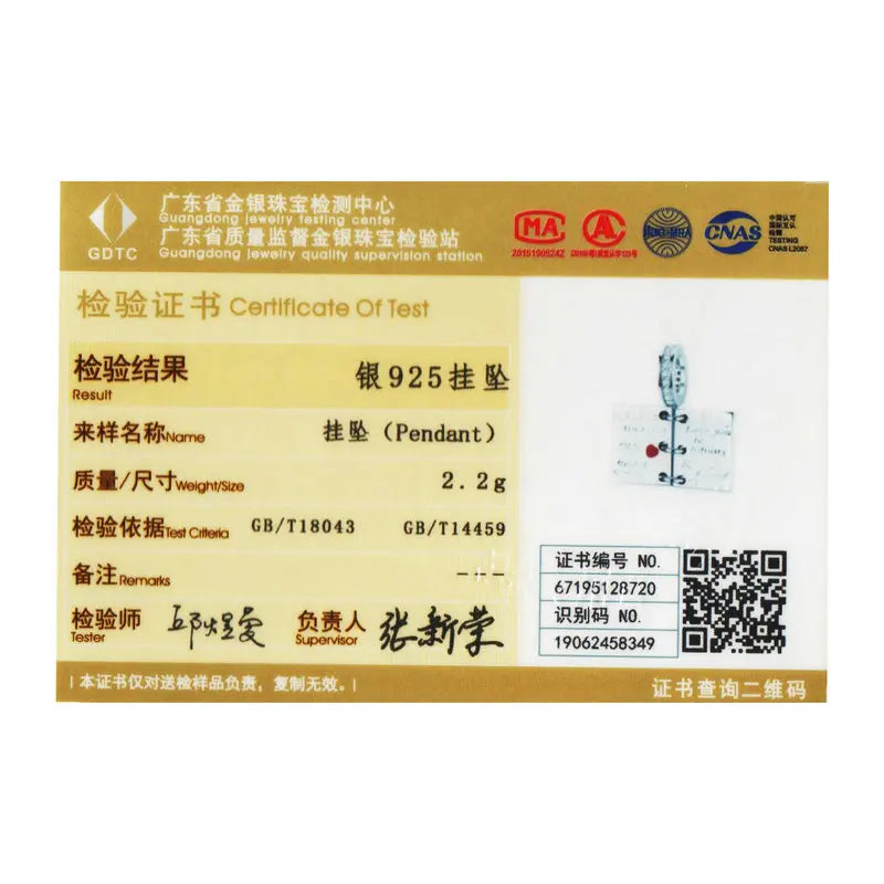 BISAER 925 Sterling Silver Love Letter-Silver Pendant Chocolate Red Heart- A Charm Women DIY Bracelet Fine Jewelry Accessories