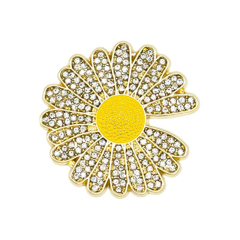 1pcs Metal Shoe Charms for Women Girls Flower Tulip Heart Butterfly Daisy Luxury Pearl Shoe Decorations Pins Sandal Accessories