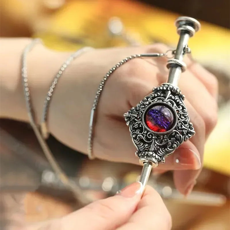 Retro Neptune Poseidon Trident Necklace Ukraine National Emblem Pendant Men\\\\\\'s Fashion Cool Trendy Jewelry Accessories