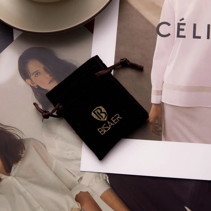 BISAER 925 Sterling Silver Charm Rose Fleur Tulipe Oeillet Pendentif Pour Mère Fille DIY Bracelets Collier Fine Jewelry Cadeau