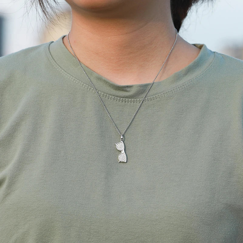 Top Quality Unisex Moissanite Star Pendant Necklace 925 Fashion For Women Hip Hop Jewelry