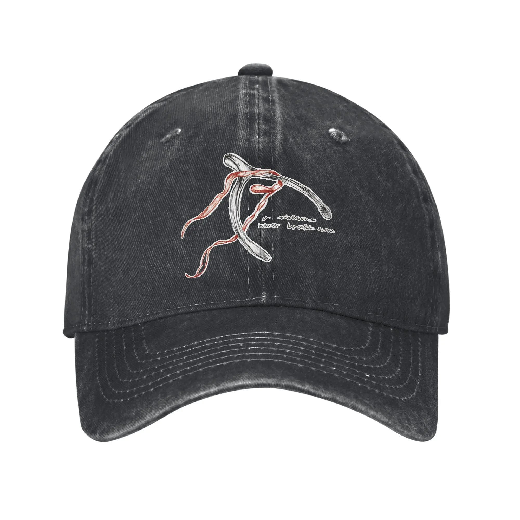 Conan Gray Wishbone World Tour 2026  Baseball Cap Distressed Denim Washed  Headwear for Men Women Activities Gift Caps Hat