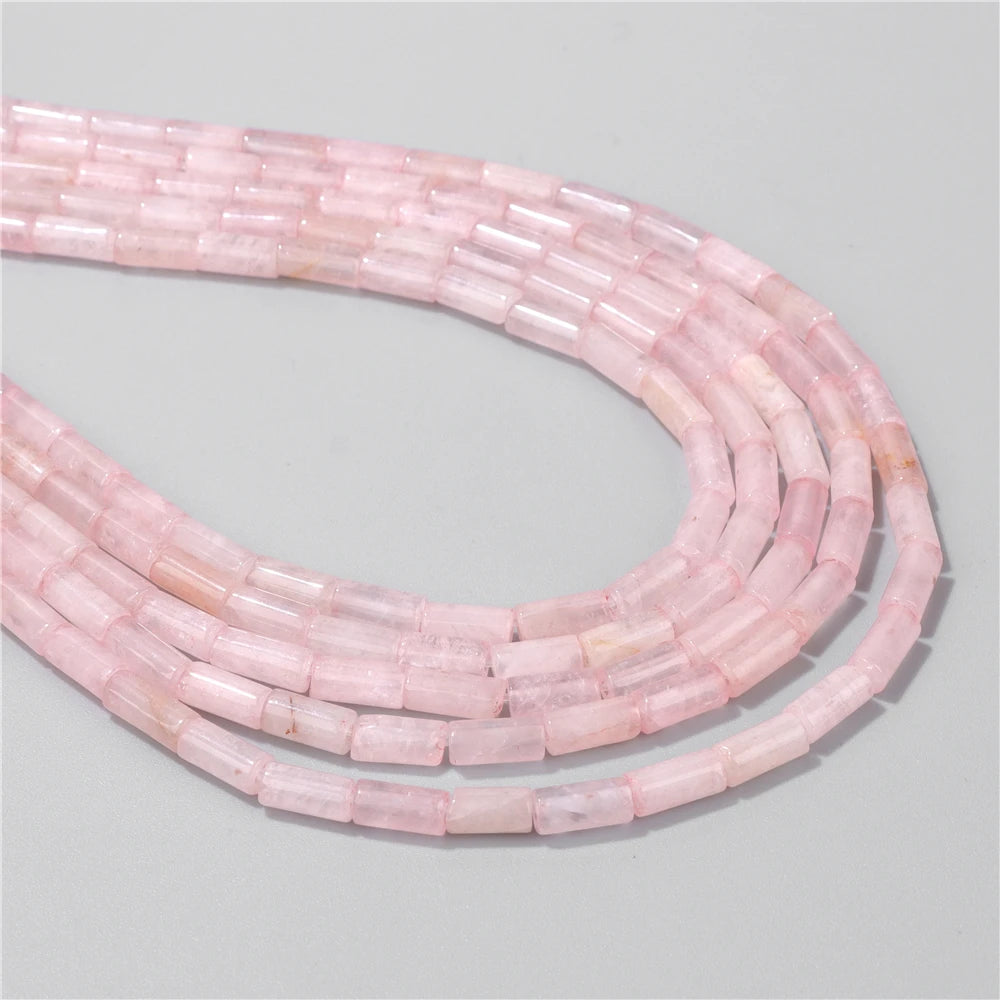 5x9mm Natural Cylinder Column Stone Bead Agat Aventurine Amethyst Jasper Quartz Loose Spacer Beads DIY Necklace Earring Bracelet