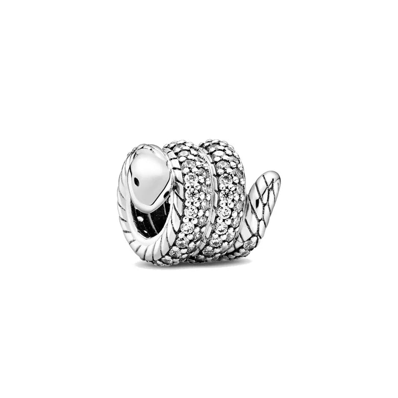 Europe NEW 925 Sterling Silver Spring Flower Bee Charm cute cow duck cat snake dog Bead Fit Original Bracelet Jewelry For Gift