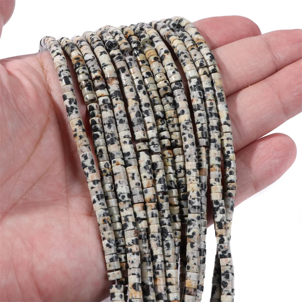 New Arrival Pink Stone Bead Natural Rose Quartzs Jades Jaspers Rondelle Shape Loose Beads For Jewelry Making  Accessories 2x4mm