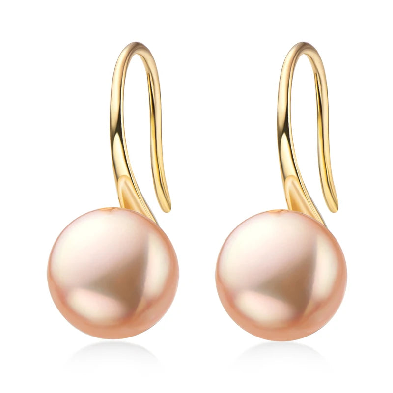 OXTAO Real Natural Freshwater Pearl Fashion Ladies Elegant Earring Jewelry Valentine's Day Girlfriend Birthday Wedding Gift